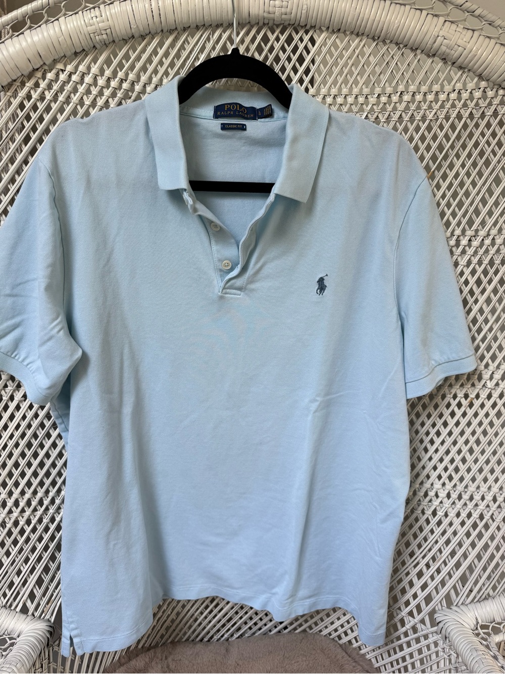 Ralph Lauren Polo Shirt - Pale Blue